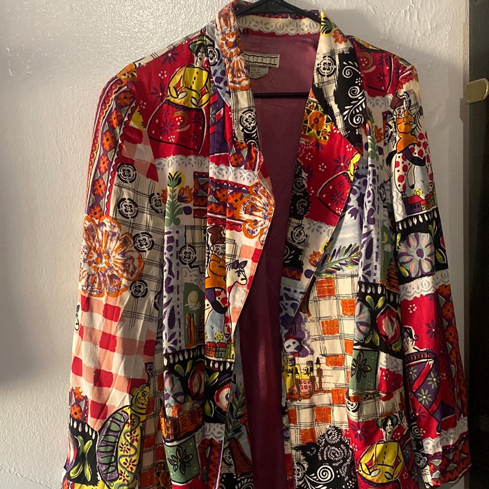 Multi Print Blazer